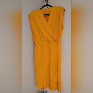Uniqlo long yellow dress